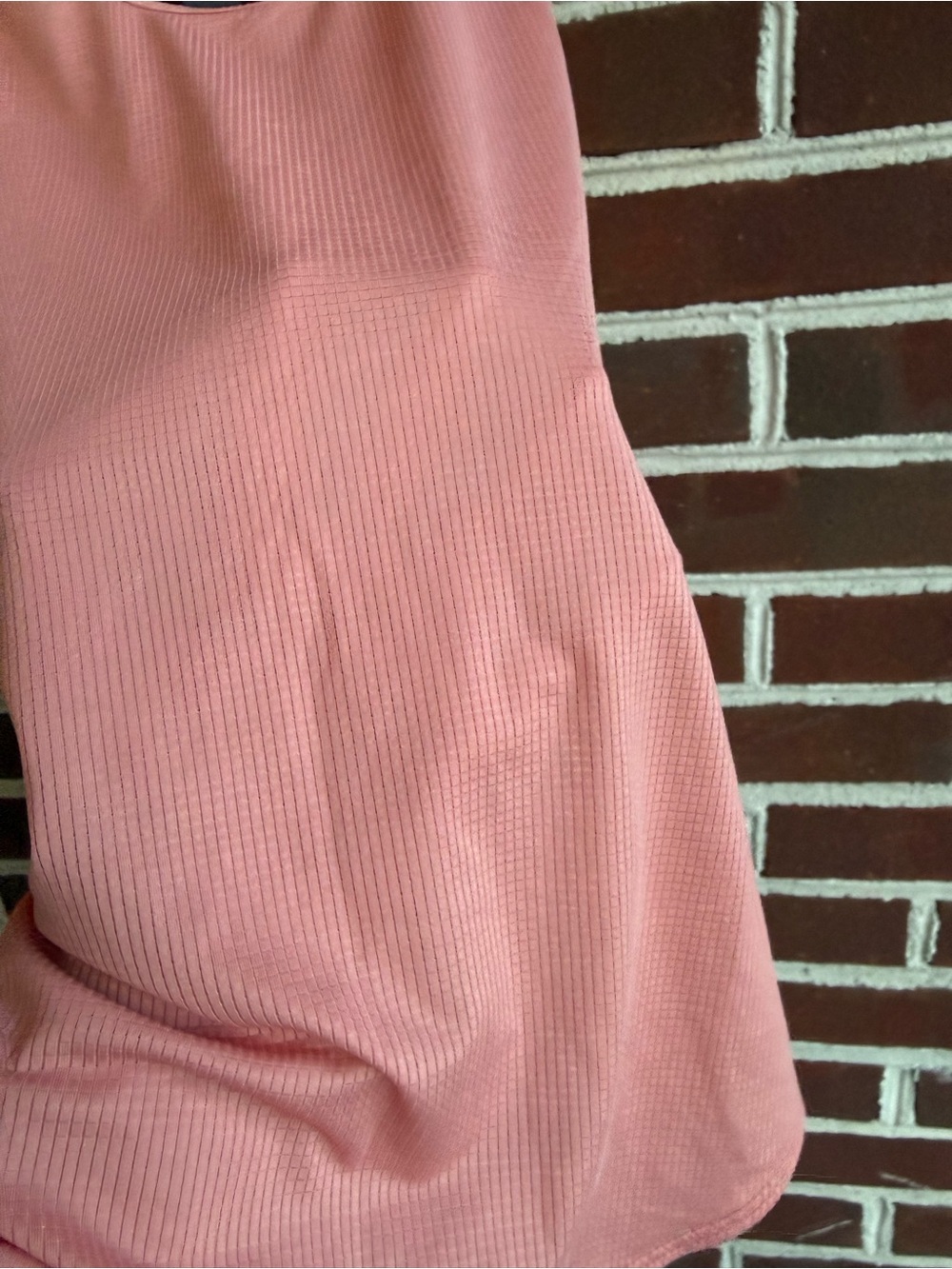 Fabletics Dusty Rose Ribbed Racerback Tank - Picture 3 of 8